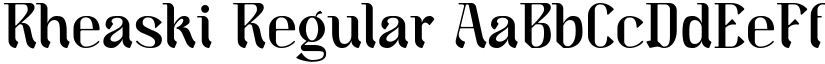 Rheaski font download