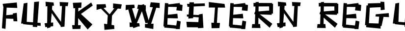 FunkyWestern Regular font