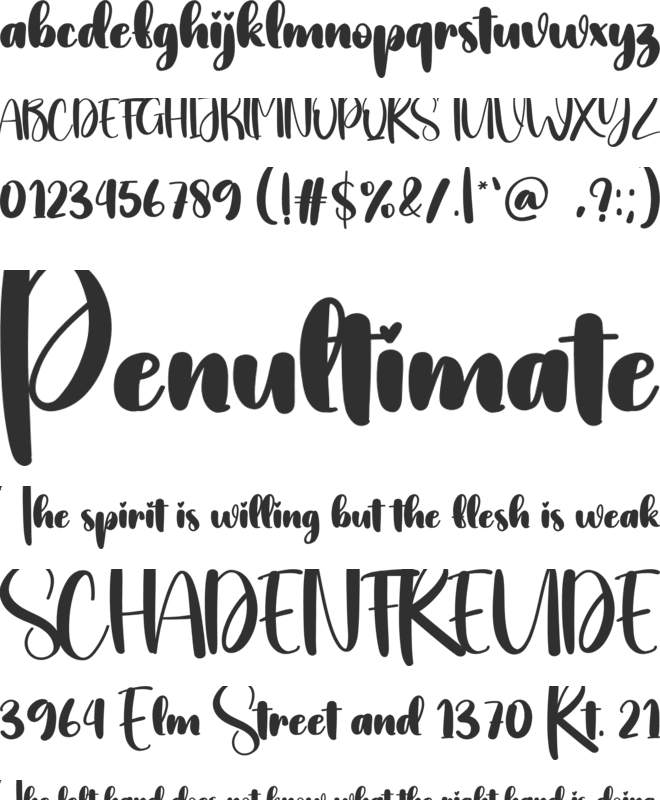 Style font preview