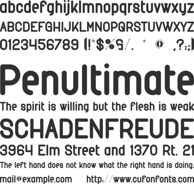 Carlene font preview