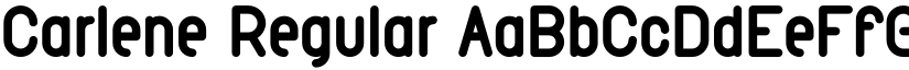 Carlene Regular font