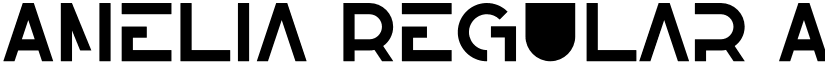Amelia Regular font