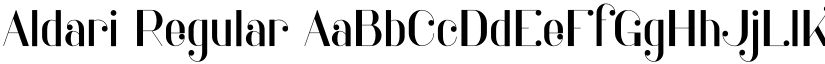 Aldari Regular font