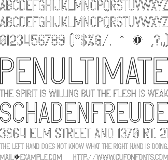Winslet font preview