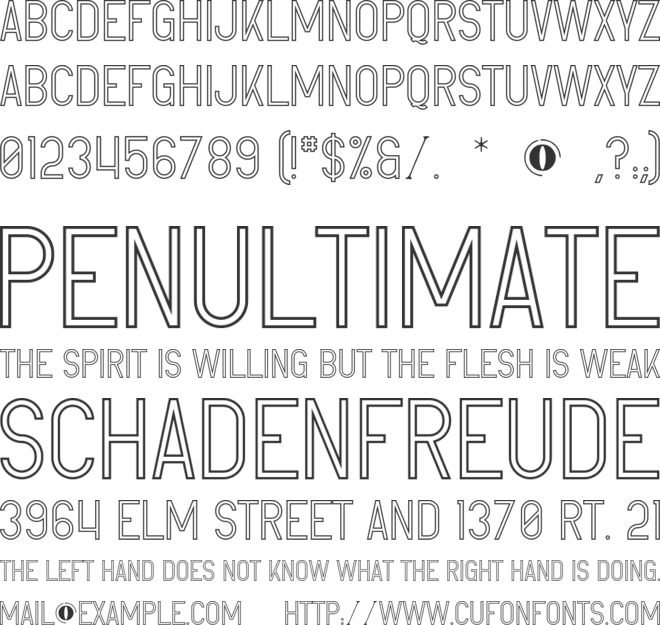 Winslet font preview