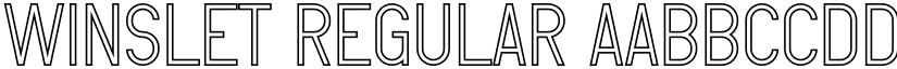 Winslet Regular font