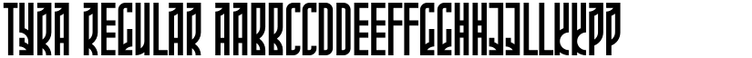 Tyra Regular font