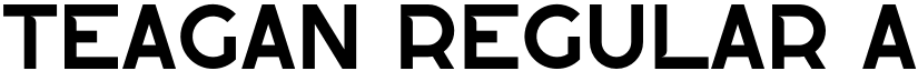 Teagan Regular font