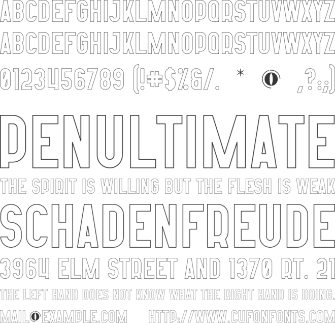 Saoirse font preview