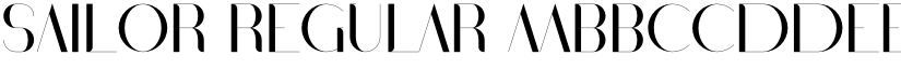 Sailor Regular font
