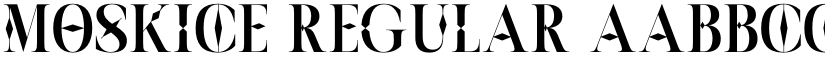 Moskice font download