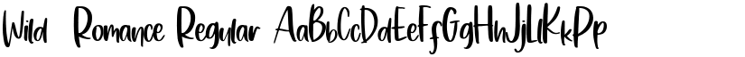 Wild  Romance Regular font