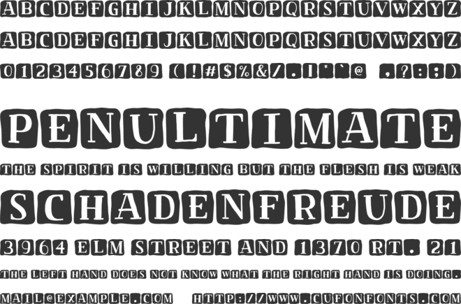 Textalk font preview