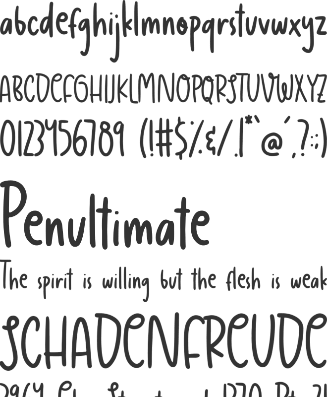 Wonderful Magic font preview