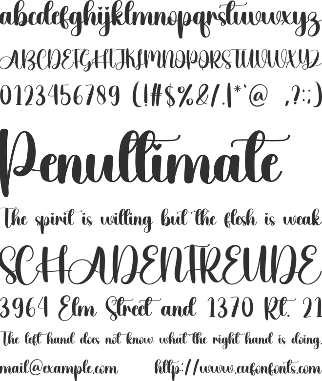 Simple Halloween font preview