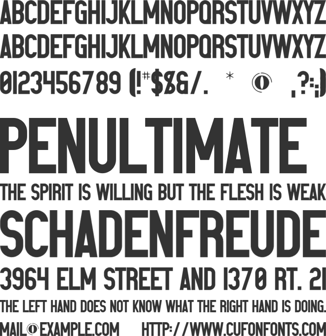 Paulette font preview