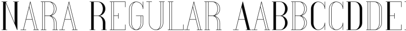 Nara Regular font