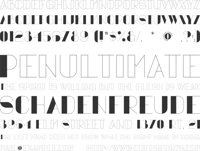 Lorraine font preview