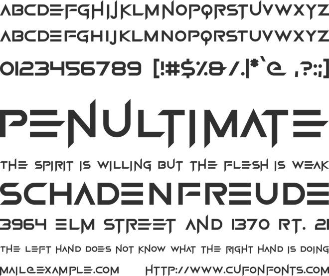 Octopus Game font preview
