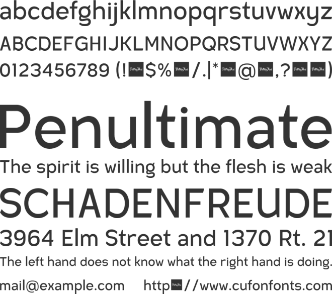 Zagist font preview
