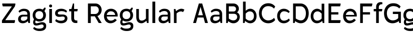 Zagist Regular font