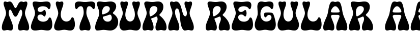 Meltburn Regular font