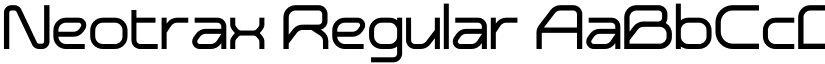 Neotrax Regular font