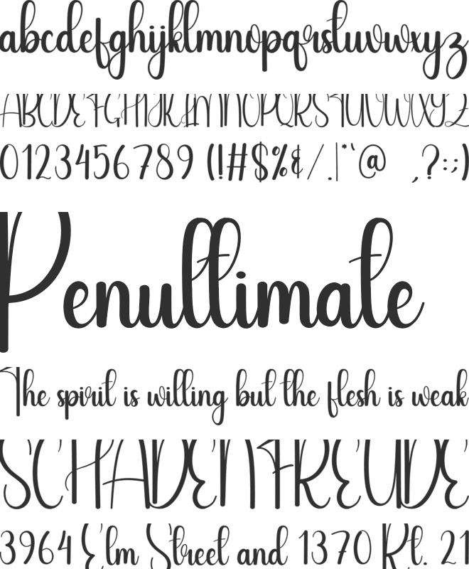 Baby Hellina font preview