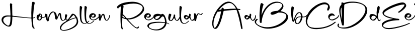 Homyllen Regular font