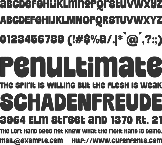 Jt Gilboys font preview