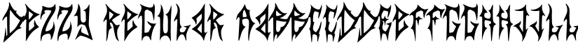 Dezzy Regular font