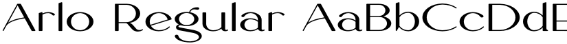 Arlo Regular font