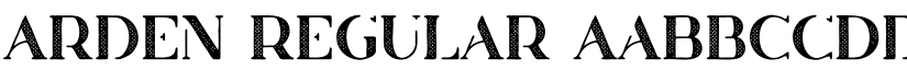 Arden Regular font