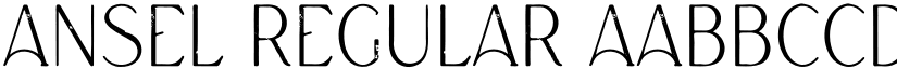 Ansel Regular font