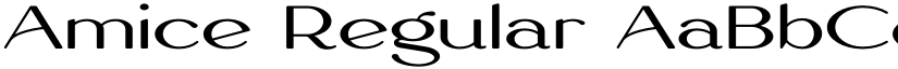 Amice Regular font