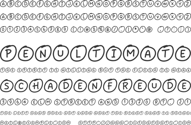 Citylist font preview