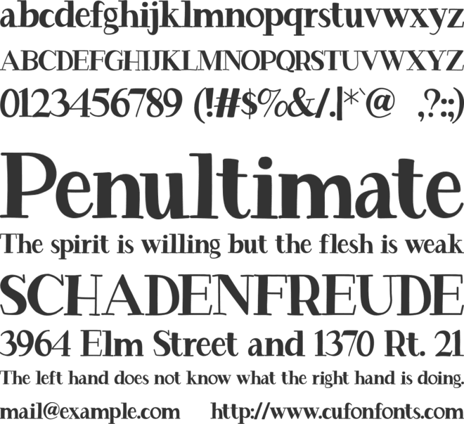Citylines font preview