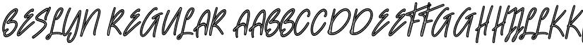 Beslyn Regular font