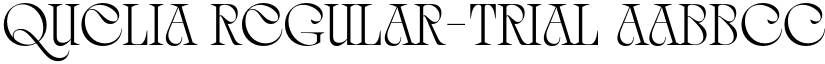 Quelia Regular-Trial font