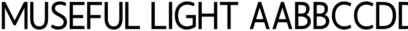 Museful Light font