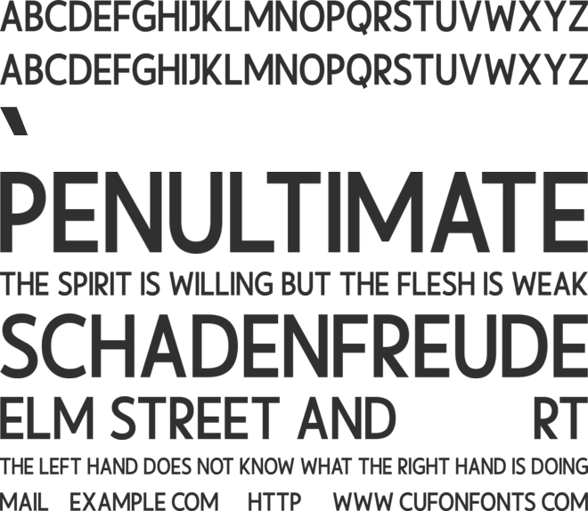 Museful font preview