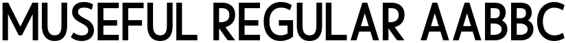 Museful Regular font