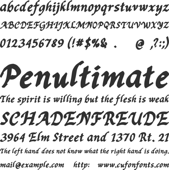 Anabela Christmas OTF Personal font preview
