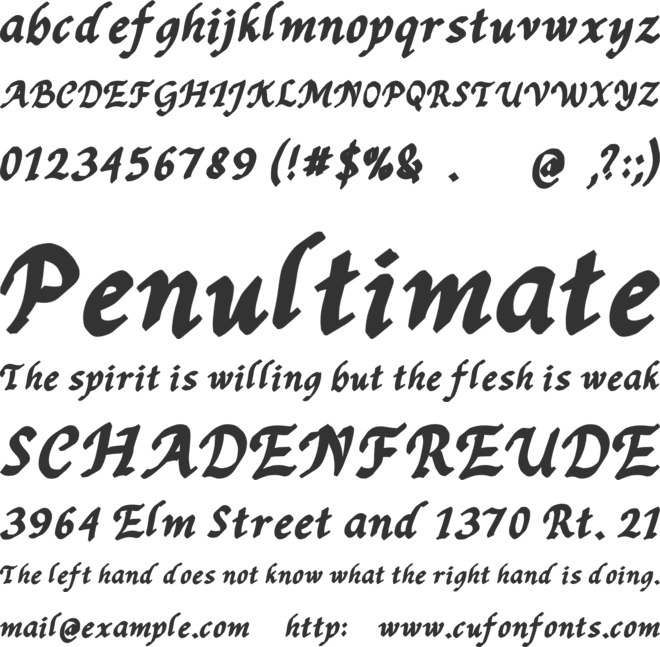 Anabela Christmas OTF Personal font preview