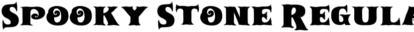 Spooky Stone Regular font