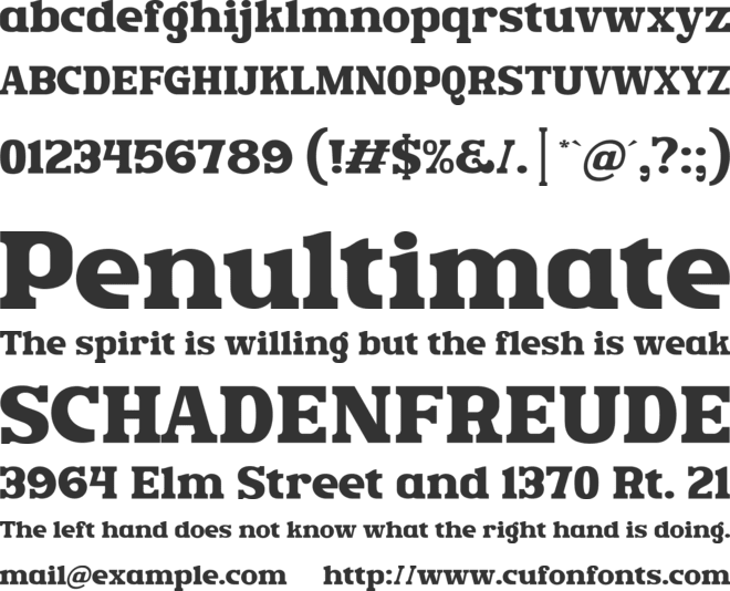 Rush Funky font preview