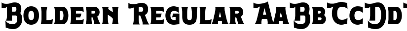 Boldern Regular font