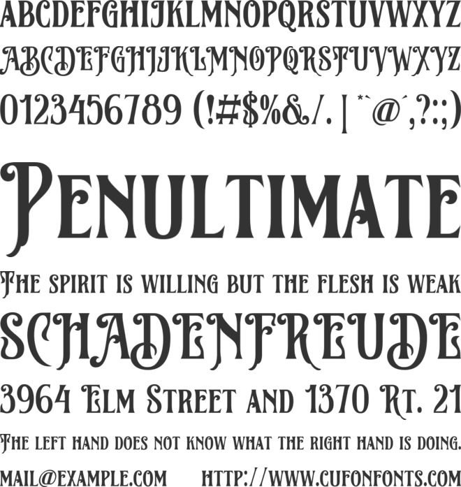 Beatford font preview