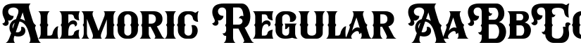 Alemoric Regular font