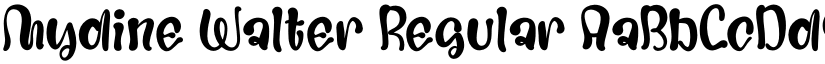 Mydine Walter Regular font